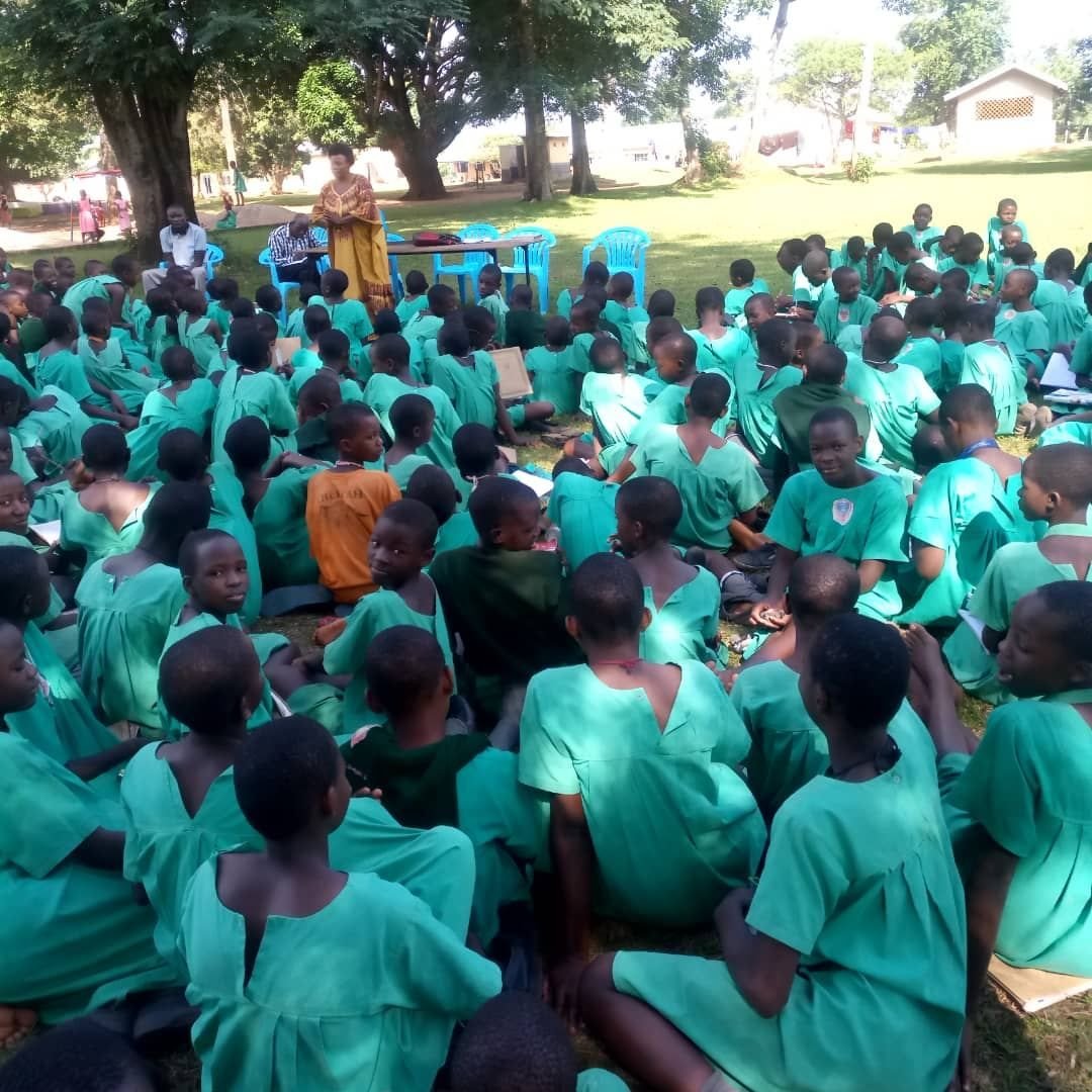 A large school assembly